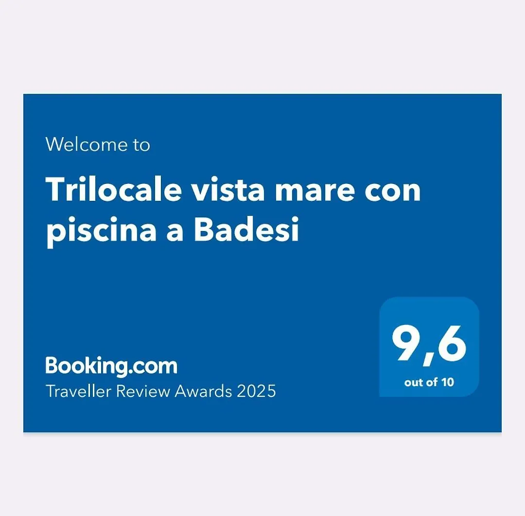 Trilocale Vista Mare Con Piscina A Badesi Apartment